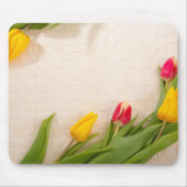 Elegant  rozen floral Mousepad Muismat (Voorkant)
