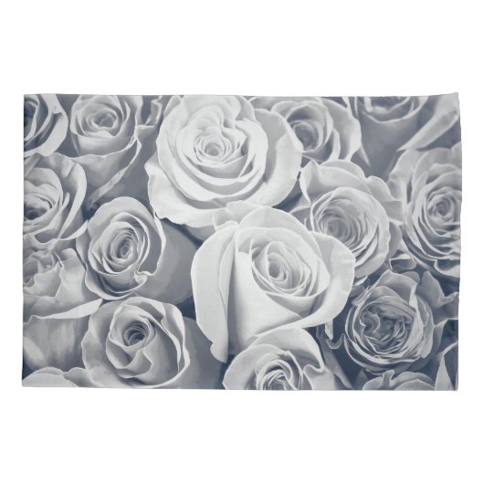 Elegant  Rozen Floral | Proefkist Kussensloop (Achterkant-Links)