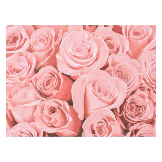 Elegant  Rozen Floral | Tablecloth Tafelkleed (Voorkant (Horizontaal))