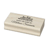 Elegant Rozen Flowers Custom Name from the Desk of Rubberstempel (Stempel)