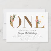 Elegant  Rozen Gold Foil 1 september 2010 Kaart (Voorkant)