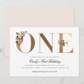 Elegant  Rozen Gold Foil 1 september 2010 Kaart (Voorkant / Achterkant)