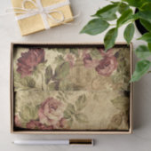 Elegant   Rozen in de goudurine Tissuepapier (Geschenk)