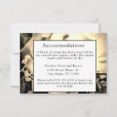 Elegant Rozen Kaart katholieke bruiloft (Achterkant)