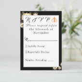 Elegant Rozen Kaart katholieke weddenschappen (Staand voorkant)