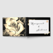 Elegant Rozen Kaart katholieke weddenschappen Gastenboek (Volledig)