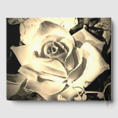 Elegant Rozen Kaart katholieke weddenschappen Gastenboek (Achterkant)