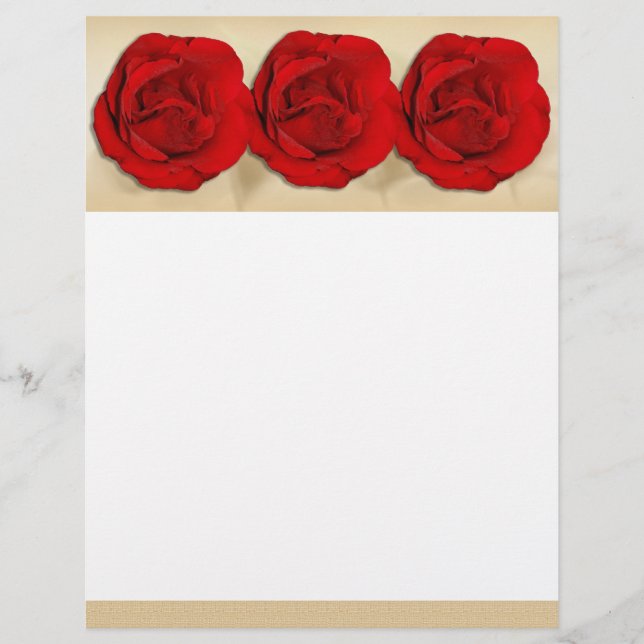Elegant rozen letterhead - chic & classy (Voorkant)