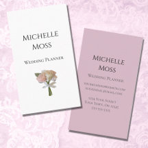 Elegant Rozen Moderne Floral Wedding Planner