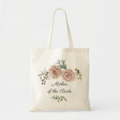 Elegant  Rozen Moeder van de Bride Tote Bag (Voorkant)