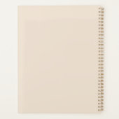 Elegant Rozen Monogram Wreator Planner (Achterkant)