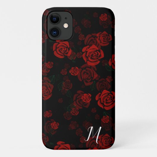 Elegant rozen patroon Case-Mate iPhone case (Achterkant)