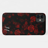 Elegant rozen patroon Case-Mate iPhone case (Achterkant (horizontaal))