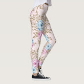 Elegant rozen patroon leggings (Rechts)
