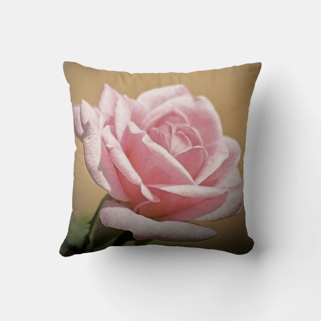 Elegant Rozen Sierkussen (Achterkant)