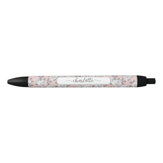 Elegant Rozen Tuin Roze Pen (Voorkant)