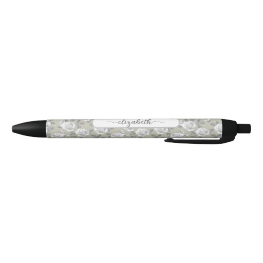 Elegant Rozen Tuin Sage Green Pen (Bodem)