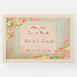 Elegant  Rozen Wedding Gastenboek
