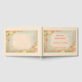 Elegant Rozen Wedding Gastenboek (Volledig)