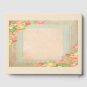 Elegant Rozen Wedding Gastenboek (Achterkant)