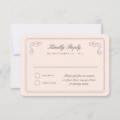 Elegant RSVP (Voorkant)