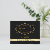 Elegant RSVP-antwoordkaarten - Aangepast verzoek RSVP Kaartje (Staand voorkant)