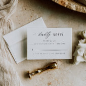 Elegant RSVP - Austin Card  Save The Date