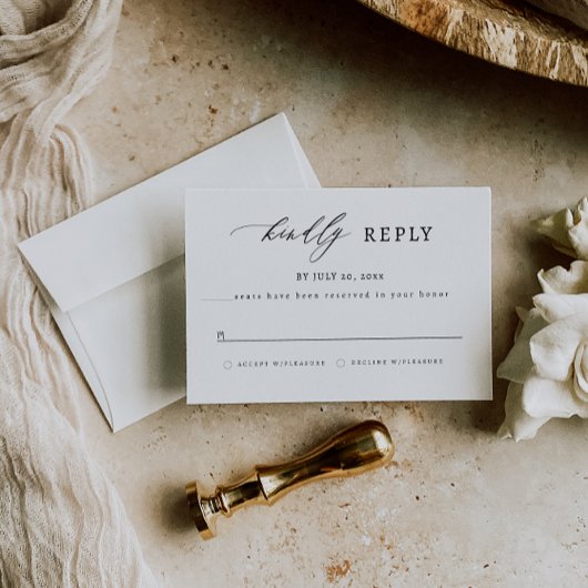 Elegant RSVP - Austin Card Save The Date