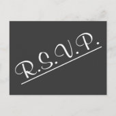 Elegant RSVP Briefkaart (Voorkant)