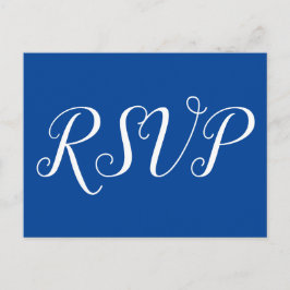 Elegant "RSVP"-Briefkaart Briefkaart