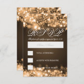 Elegant RSVP Gold Sparking Lights (Voorkant / Achterkant)