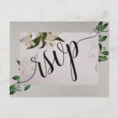 Elegant RSVP Invitation Briefkaart (Voorkant)