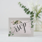 Elegant RSVP Invitation Briefkaart (Staand voorkant)