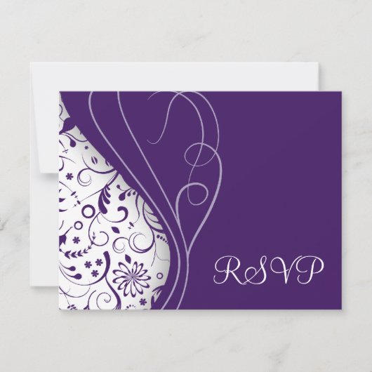 Elegant RSVP-kaarten RSVP Kaartje (Voorkant)