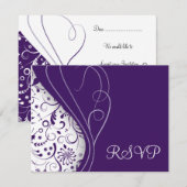 Elegant RSVP-kaarten RSVP Kaartje (Voorkant / Achterkant)