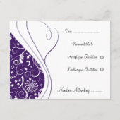 Elegant RSVP-kaarten RSVP Kaartje (Achterkant)