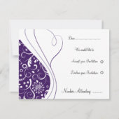 Elegant RSVP-kaarten RSVP Kaartje (Achterkant)