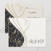 Elegant RSVP-kaarten RSVP Kaartje (Voorkant / Achterkant)