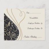 Elegant RSVP-kaarten RSVP Kaartje (Achterkant)