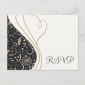 Elegant RSVP-kaarten RSVP Kaartje (Voorkant)