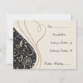 Elegant RSVP-kaarten RSVP Kaartje (Achterkant)