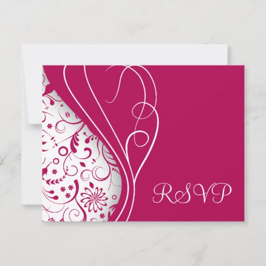 Elegant RSVP-kaarten RSVP Kaartje (Voorkant)