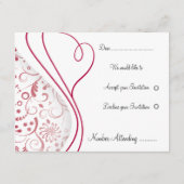 Elegant RSVP-kaarten RSVP Kaartje (Achterkant)