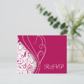 Elegant RSVP-kaarten RSVP Kaartje (Staand voorkant)