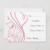 Elegant RSVP-kaarten RSVP Kaartje (Achterkant)