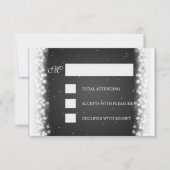Elegant RSVP Magic Sparkle Black (Voorkant)