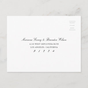 Elegant Rsvp-reactiekaart Weddenschap Uitnodiging Briefkaart