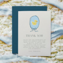 Elegant Rubber Ducky Baby shower Plat