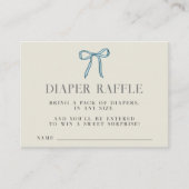 Elegant Rubber Ducky Luier Raffle Baby shower Informatiekaartje (Voorkant)