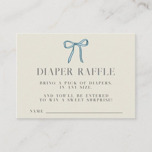 Elegant Rubber Ducky Luier Raffle Baby shower Informatiekaartje (Voorkant)